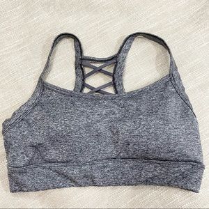 BCG Heathered Gray Sports Bra Size S